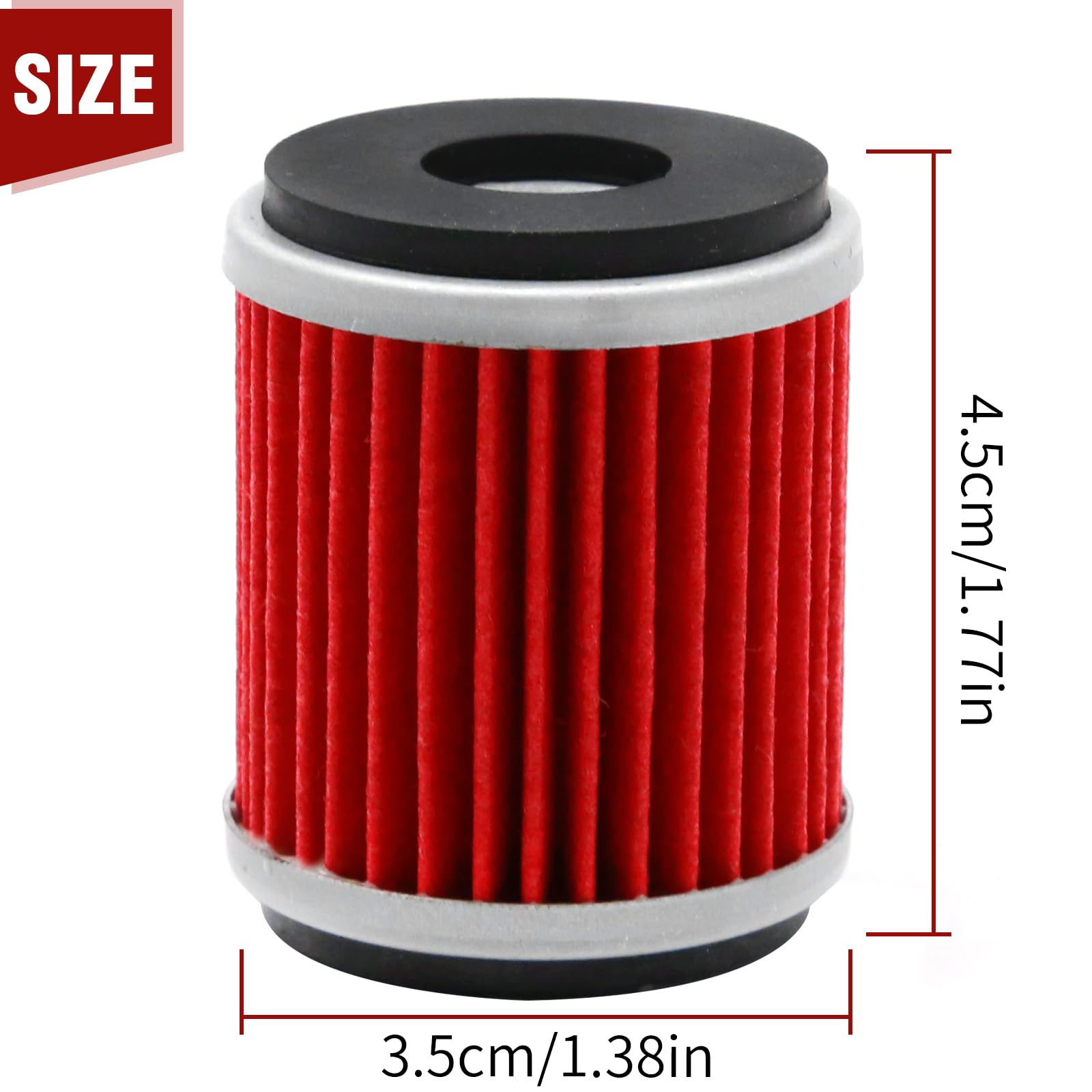 SYOWADA oil filter ready for installation supports quick maintenance on Yamaha bikes.