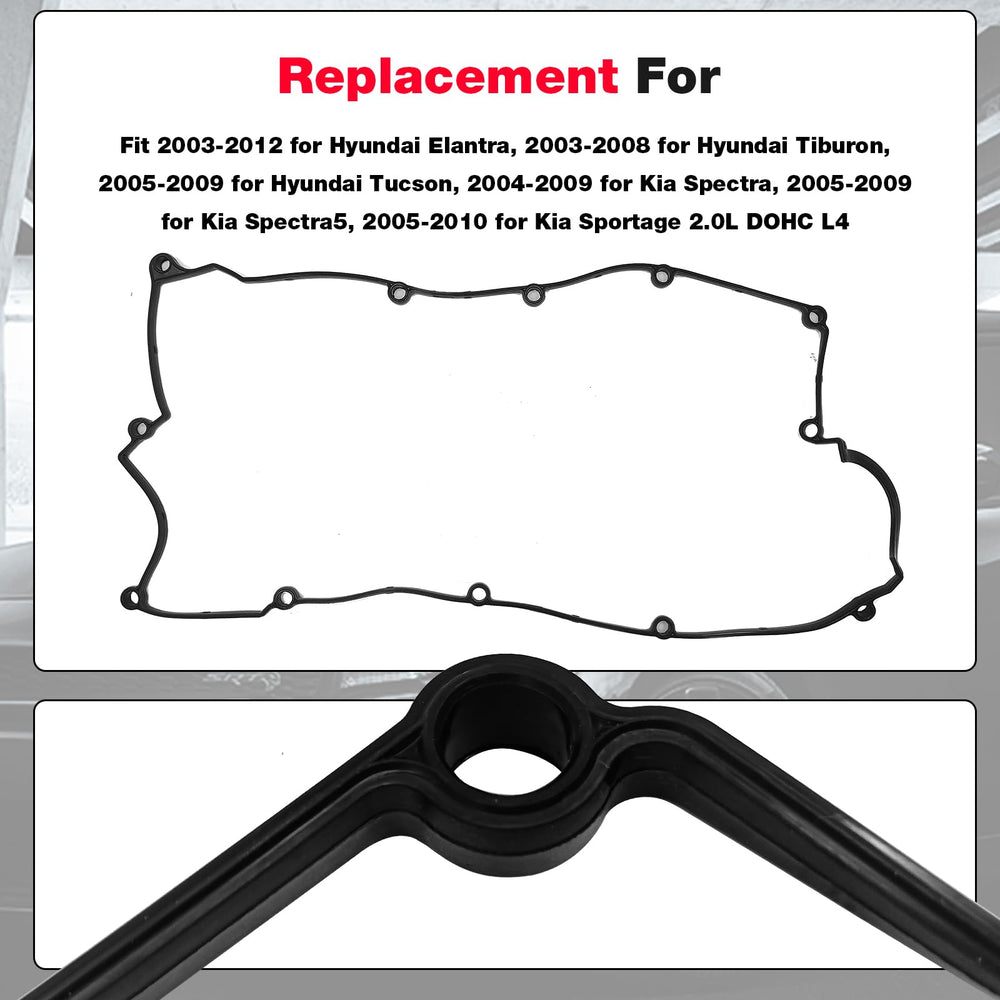 SYOWADA valve cover gasket set for Hyundai Tiburon, reliable seal during daily driving
