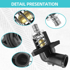 SYudwen thermostat housing with OEM numbers 12674639 and 15-11125 for confident replacement