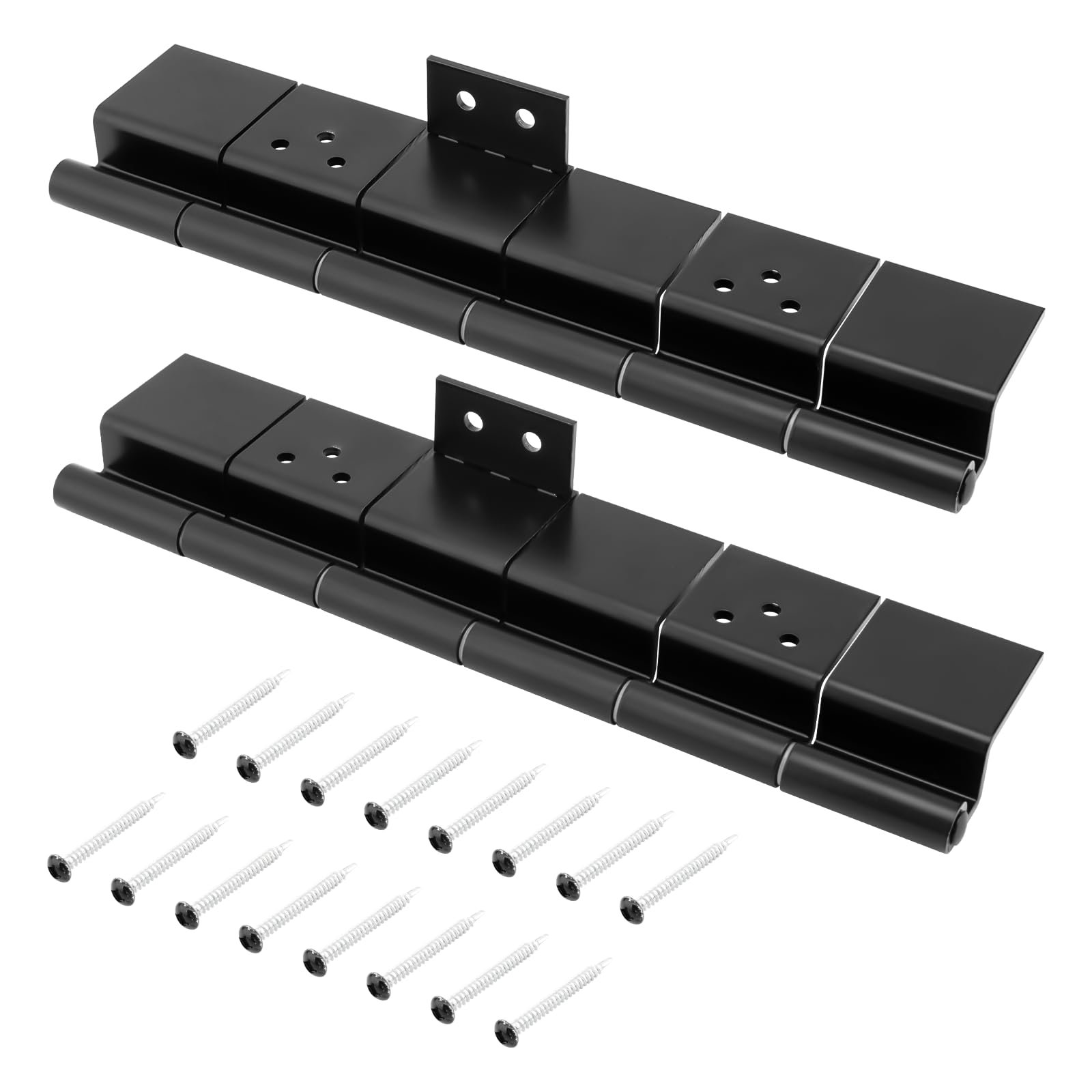 SyunsXoon 2-pack black RV entry door hinge kit for easier replacement.