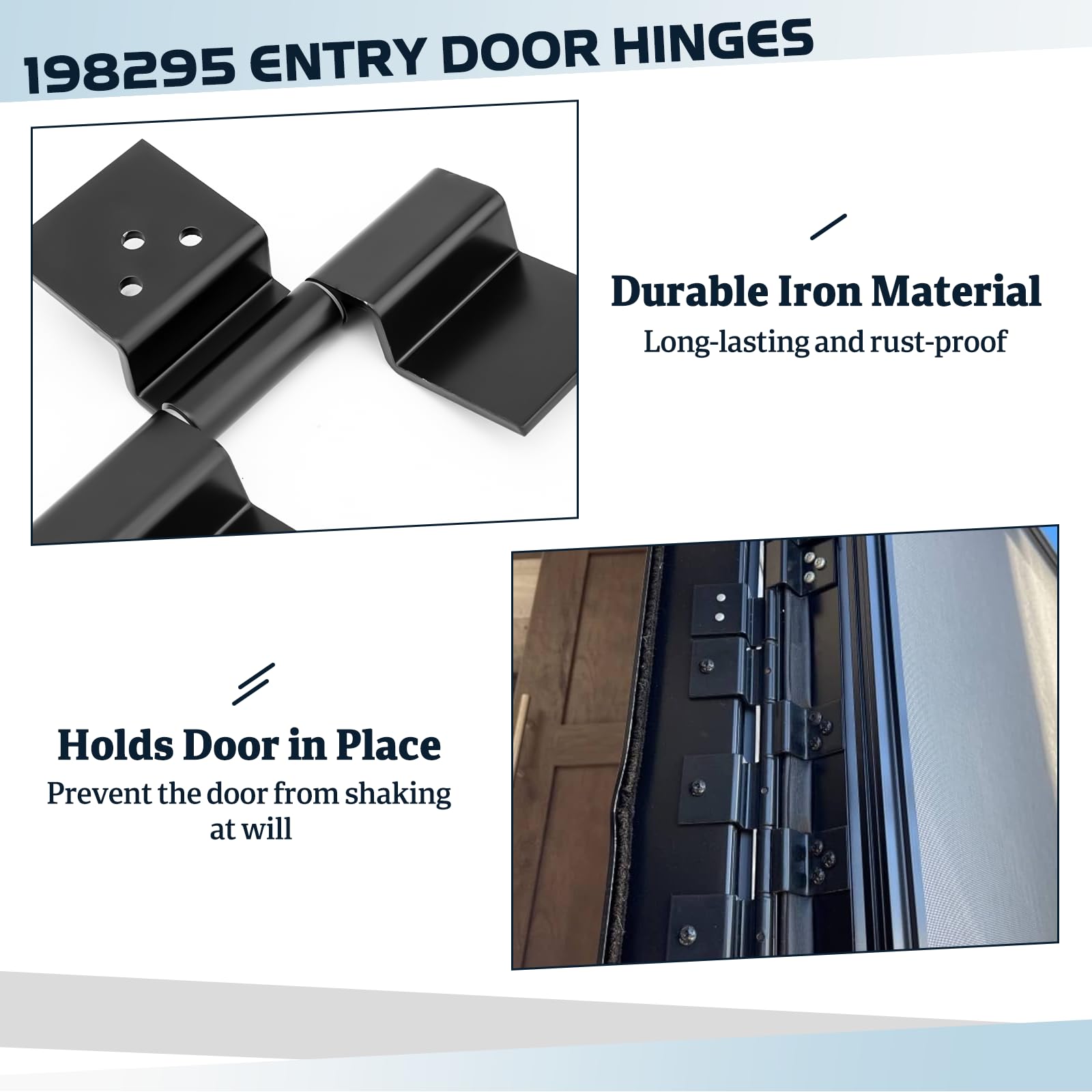 SyunsXoon hinge kit includes 16 screws for quick install.