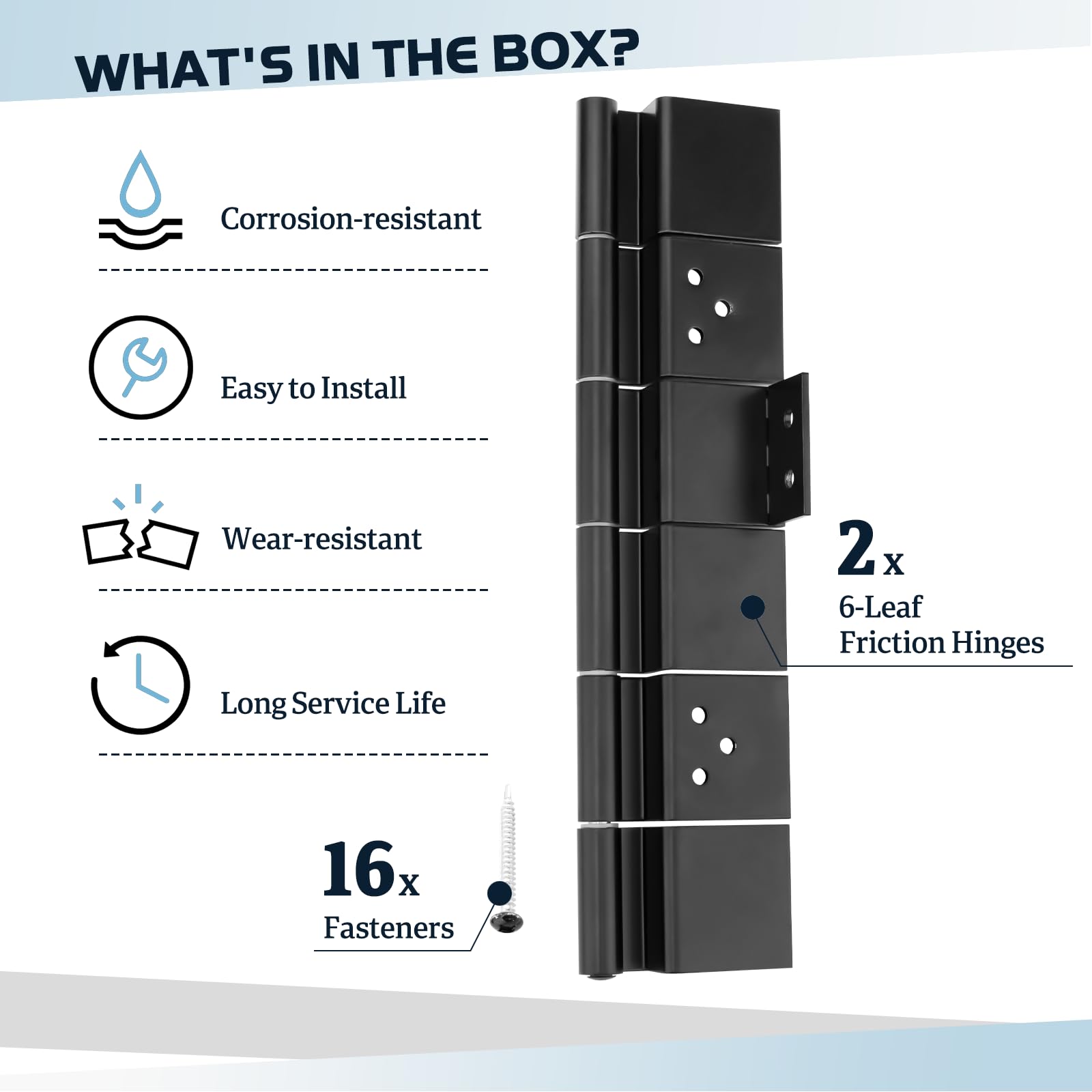 SyunsXoon Lippert-compatible hinge for reliable door operation.
