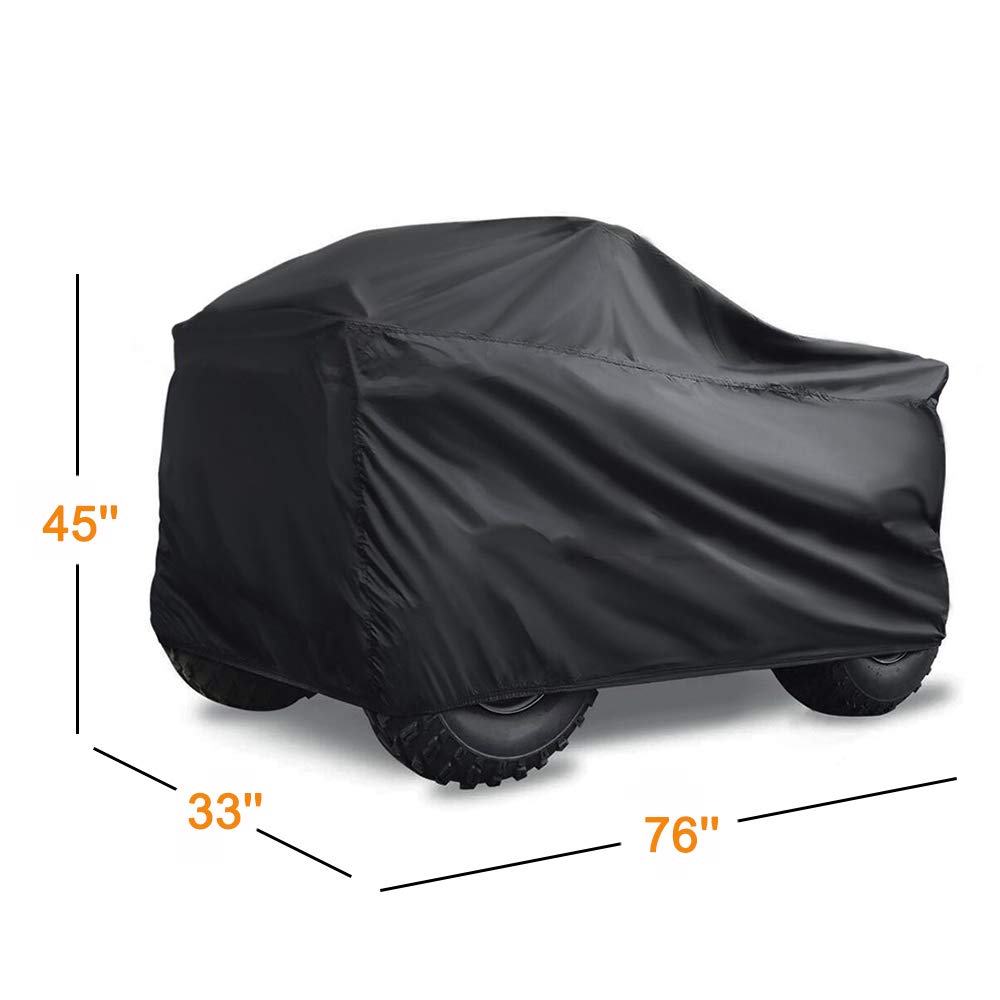 Szblnsm ATV Cover with interior coating guards against rain and UV