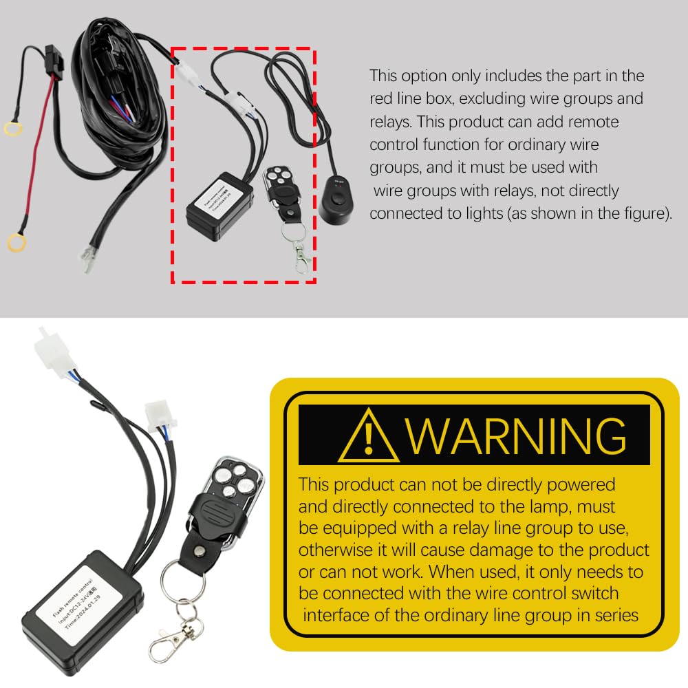 Szdystar remote switch with six modes for flexible lighting control.