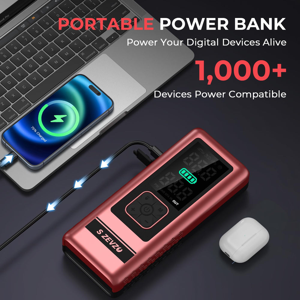 S ZEVZO M5 USB-C port powers smartphones and tablets fast