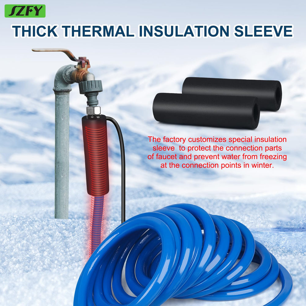 SZFY insulated hose coating minimizes heat loss in extreme cold for reliable performance.