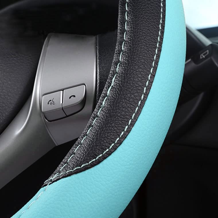 szttswamp steering wheel cover glove-like fit for universal steering wheels