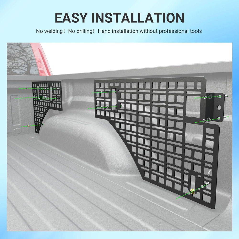 SZYANG MOLLE panel helps prevent items from shifting during driving.