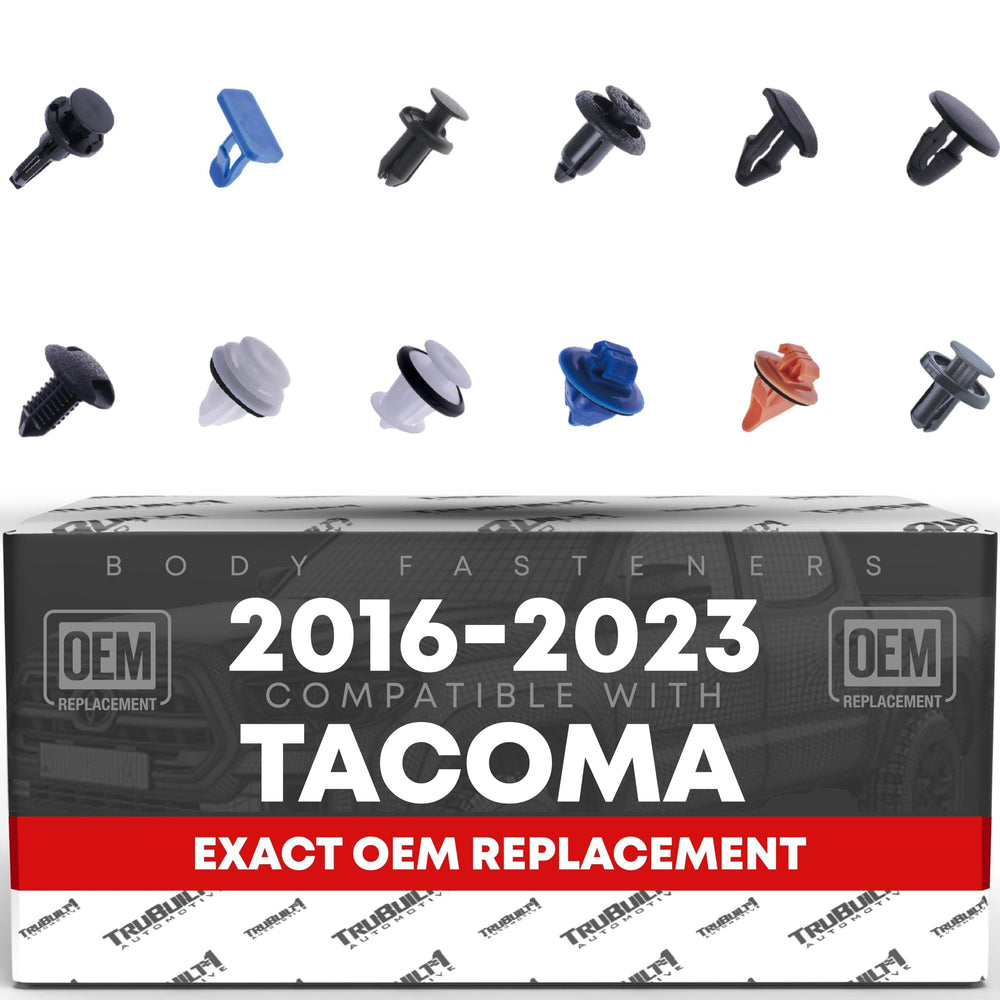 T1A 120pcs fastener kit for Tacoma front bumper clips offers secure fit and quick installation.