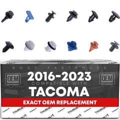 T1A 120pcs fastener kit for Tacoma front bumper clips offers secure fit and quick installation.
