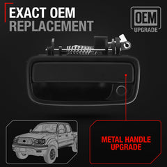 Close view of the 1995-2004 Toyota Tacoma front-left handle for replacement.