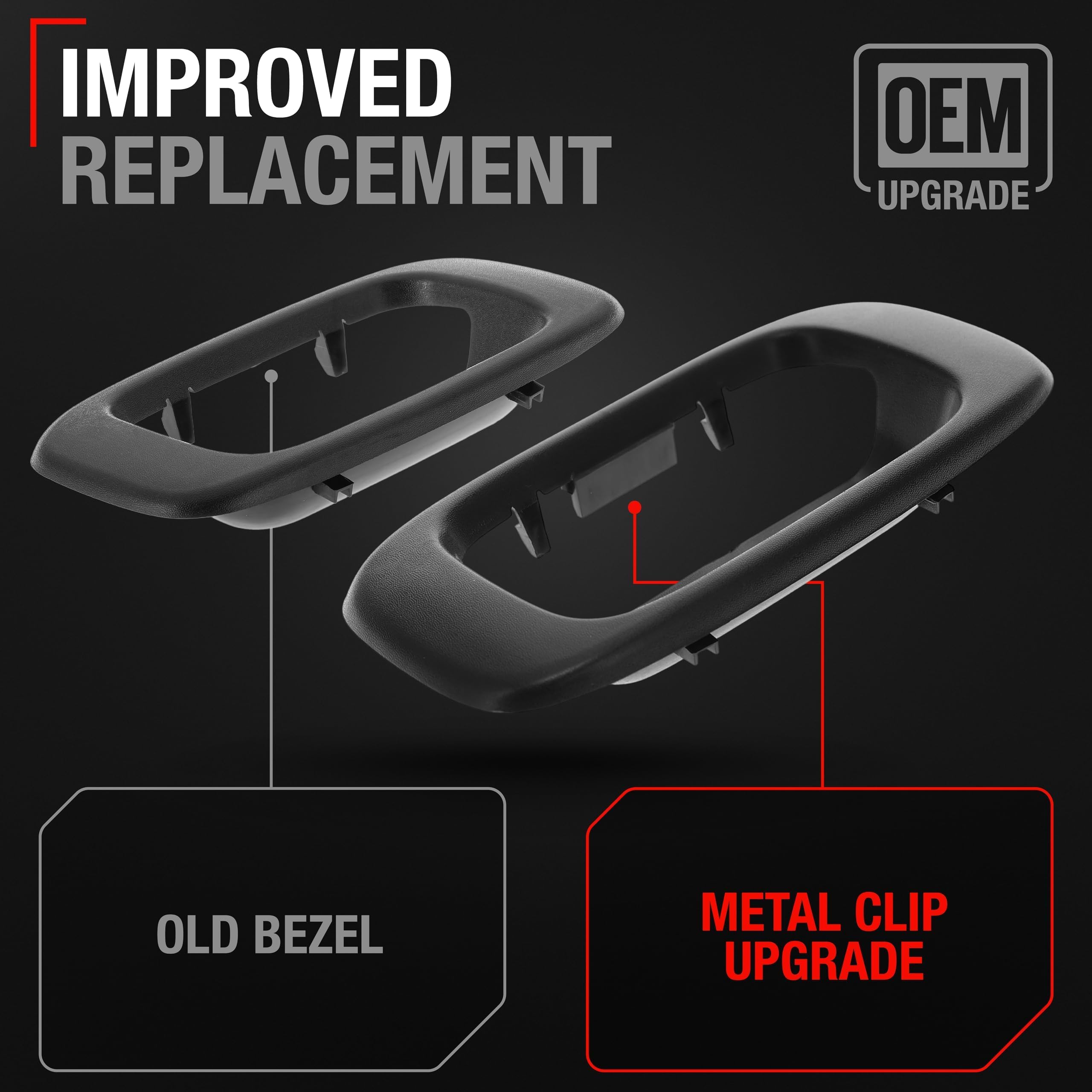 Chevrolet Silverado compatibility visual for reliable tailgate bezel fit