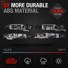 T1A chrome-finish door handle close-up highlighting premium surface and durability.