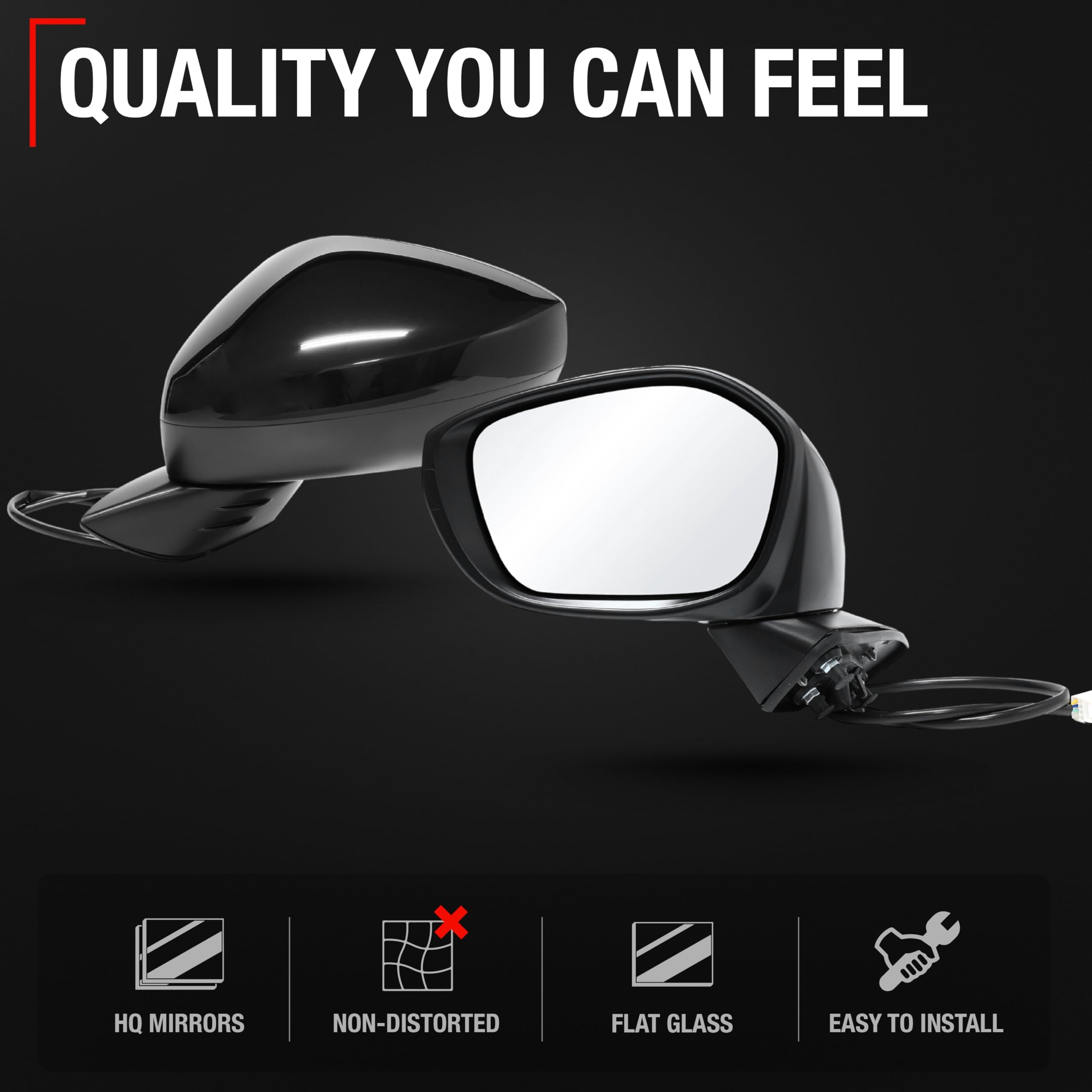T1A durable 8H3P plastic cover resists daily wear