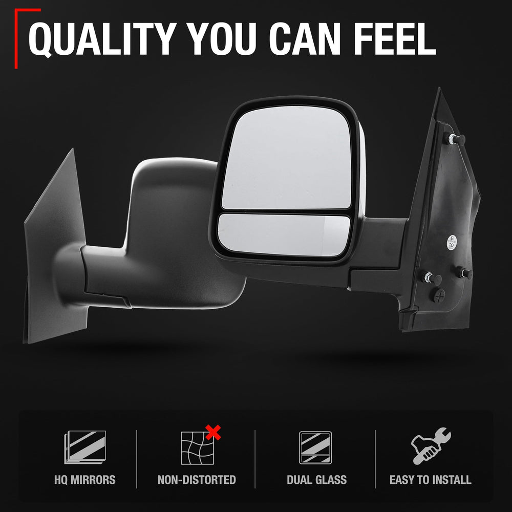 T1A dual glass design enhances visibility for safer driving.