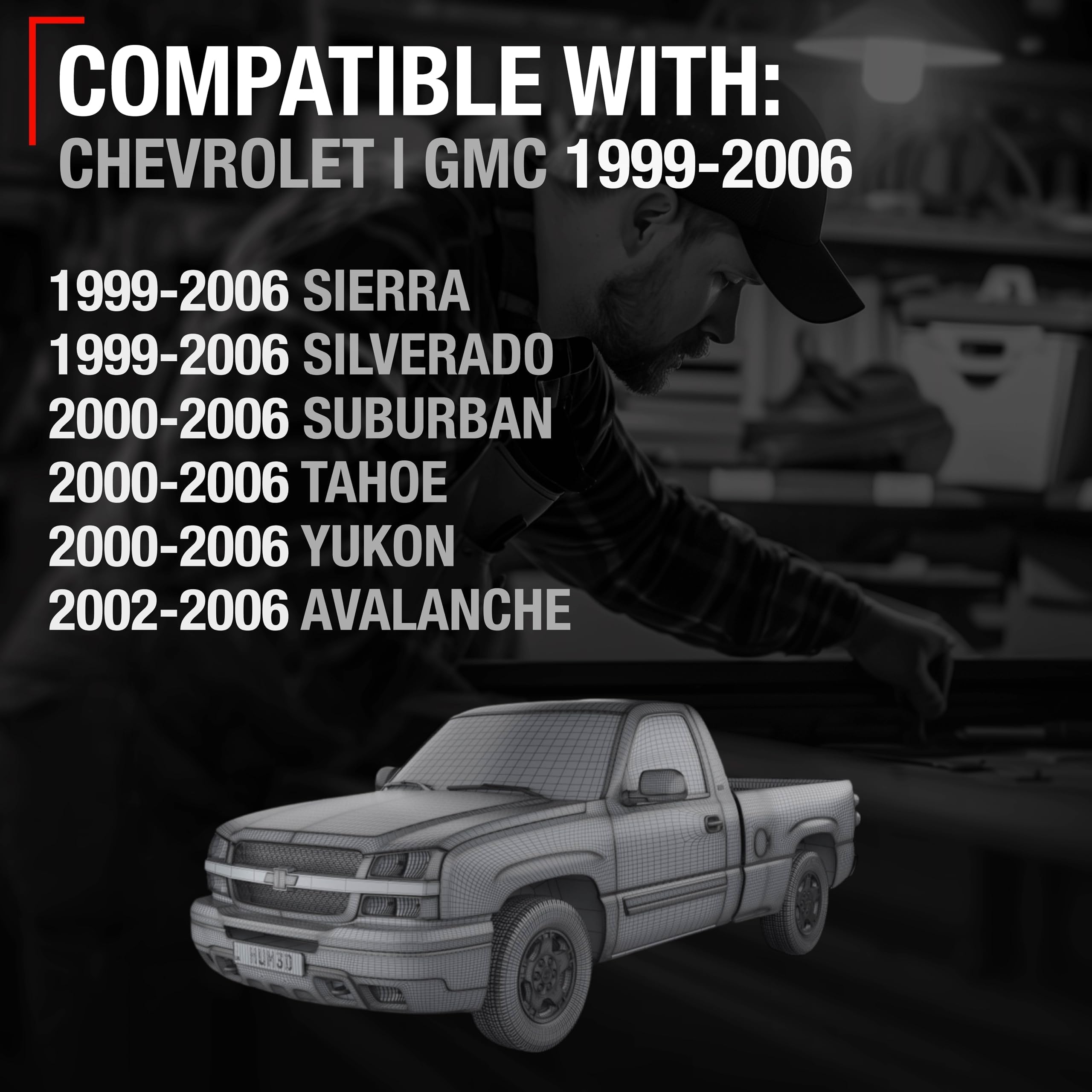 Seamless exterior integration with Tahoe and Yukon models.