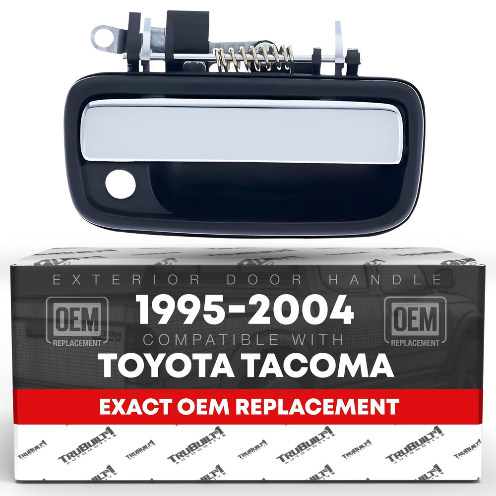 T1A exterior front passenger door handle for Toyota Tacoma, OEM-aligned fit.