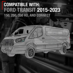 T1A Ford Transit compatibility and installation guide image showing correct steps