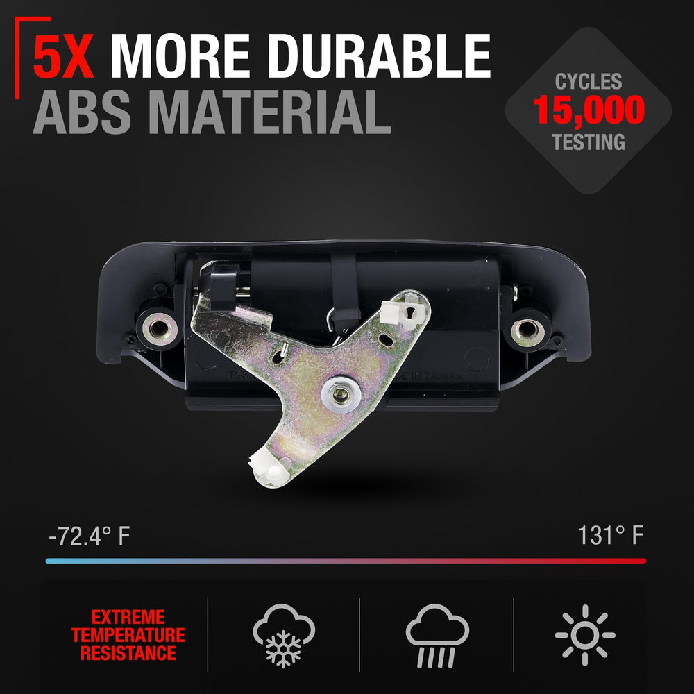 T1A OEM replacement latch TO1915103 close-up, durable plastic finish.