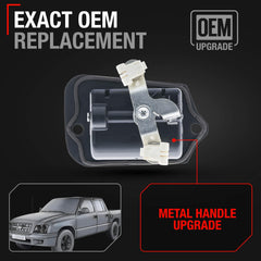 T1A rear driver interior handle kit ready for easy DIY replacement.