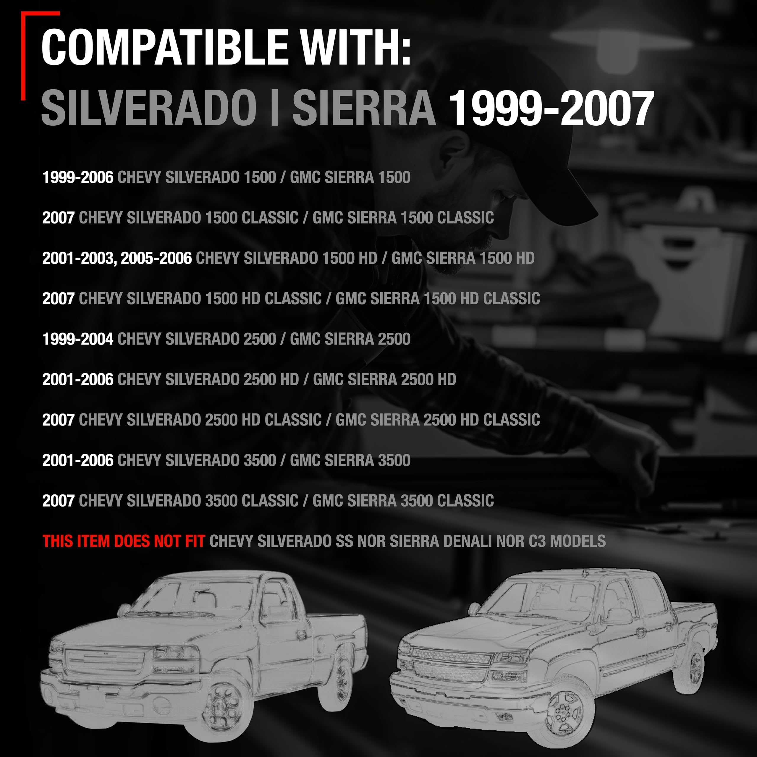 T1A rod clips assembly helps secure the tailgate for steady performance