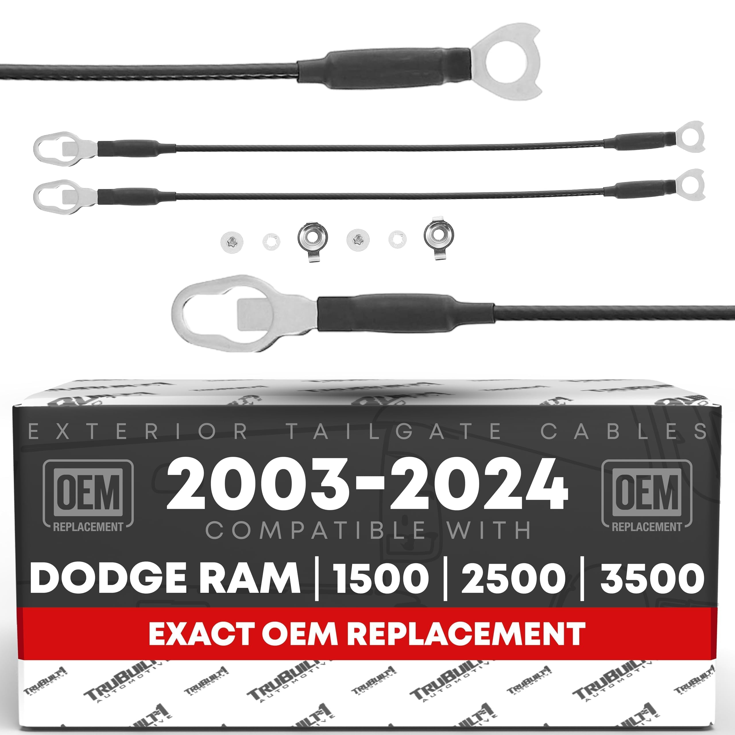 T1A tailgate cable set, left side, enhances stability for smooth opening.