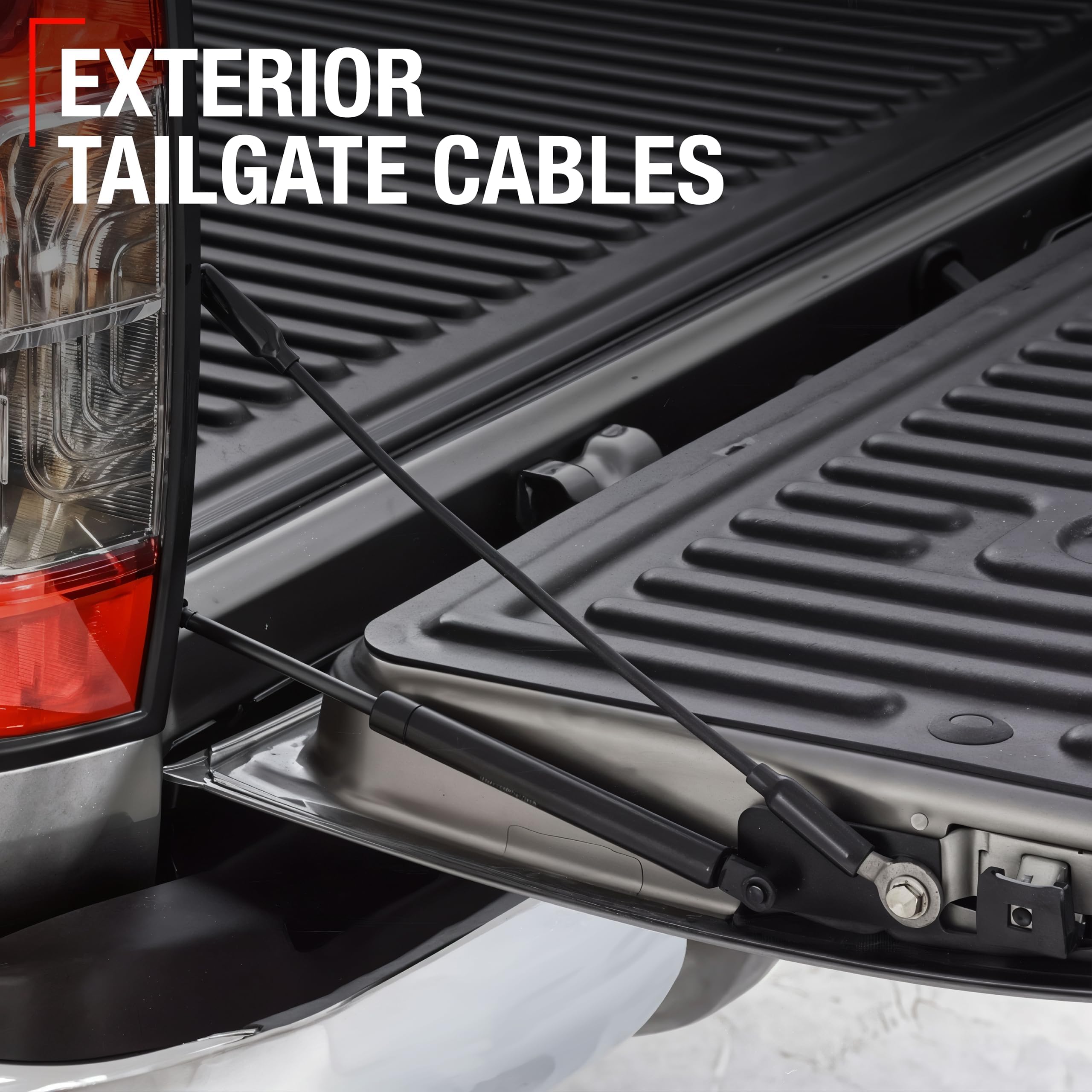 T1A tailgate cable set, right side, ensures balanced lift support.