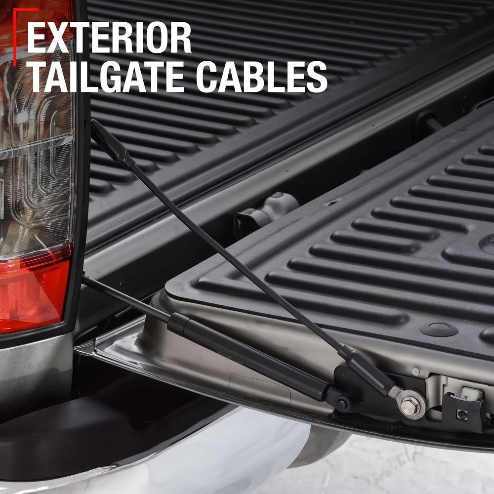 T1A tailgate cable replacement set on rear passenger side enhances load support and reliability.