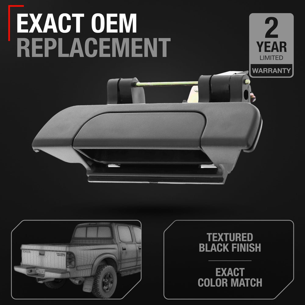 T1A tailgate handle assembly OEM replacement provides precise fit on Tacoma.