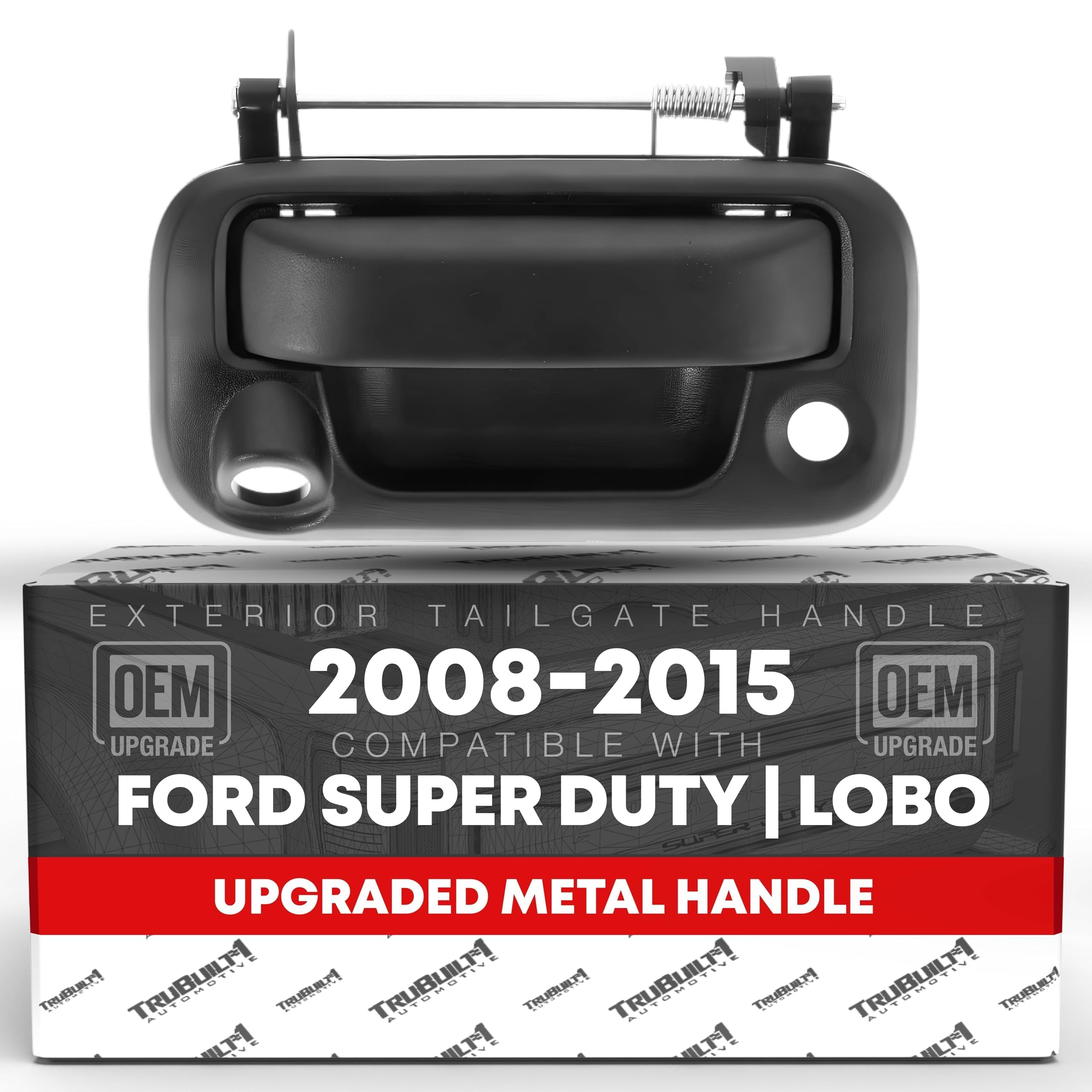 T1A tailgate handle with camera hole for Ford F-150, preserves camera alignment
