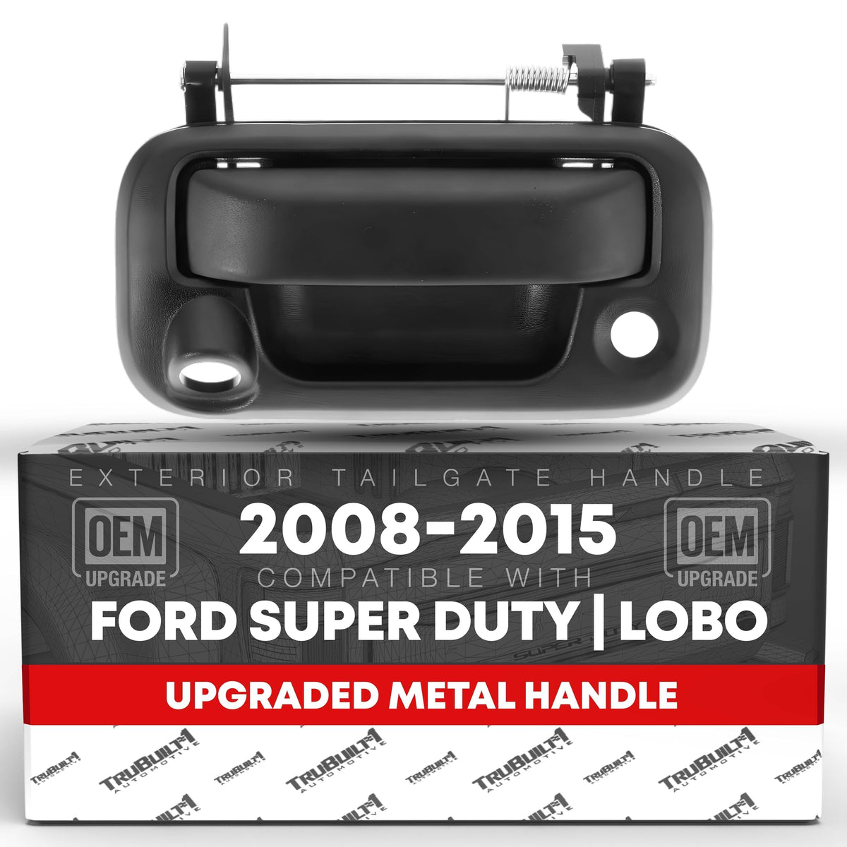 T1A tailgate handle with camera hole for Ford F-150, preserves camera alignment