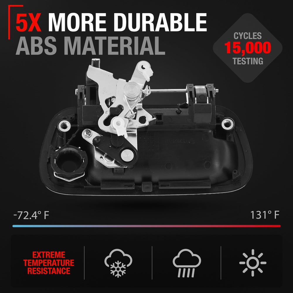 T1A tailgate handle keyhole installation process, quick, straightforward replacement.