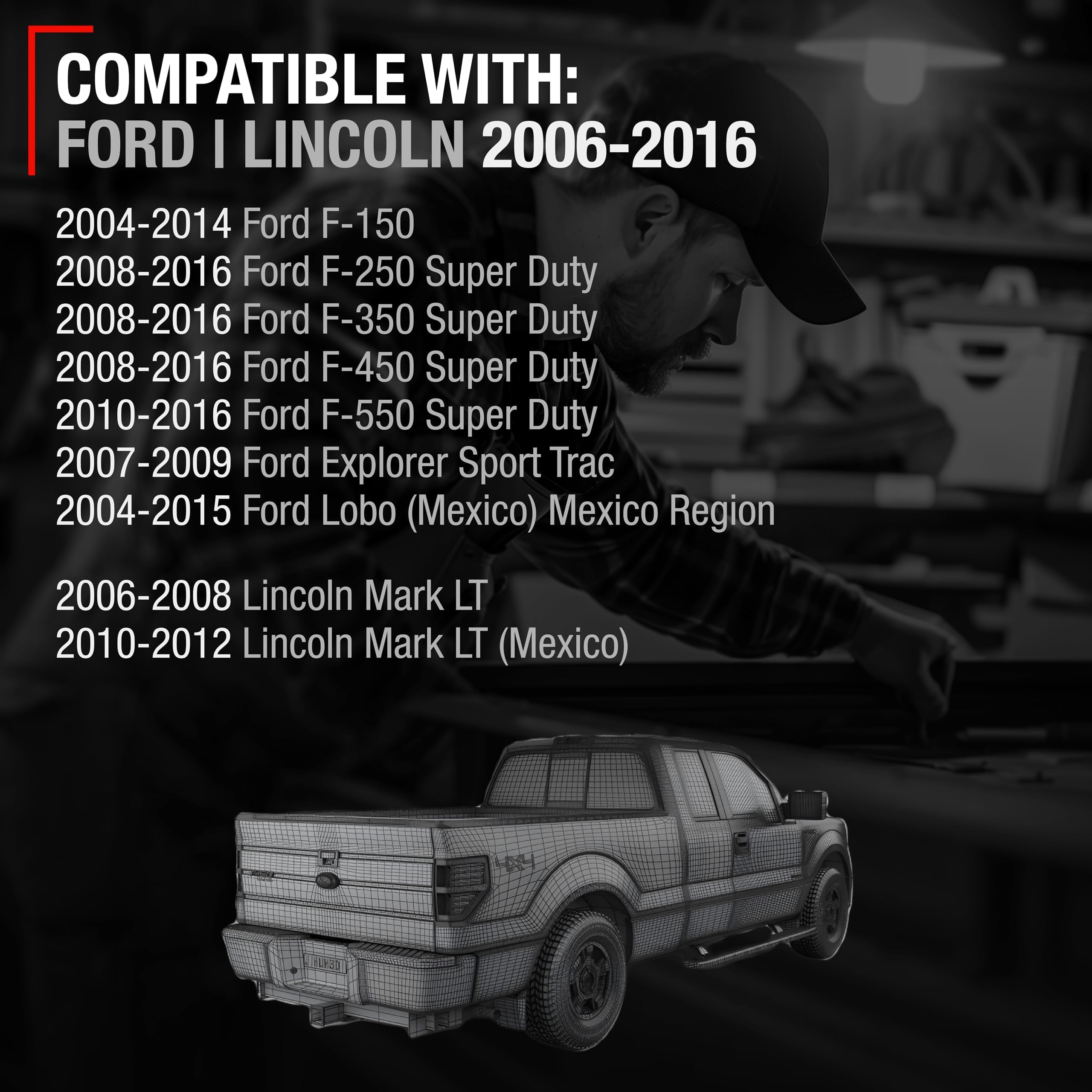 T1A tailgate handle installed on F-150, demonstrating seamless compatibility