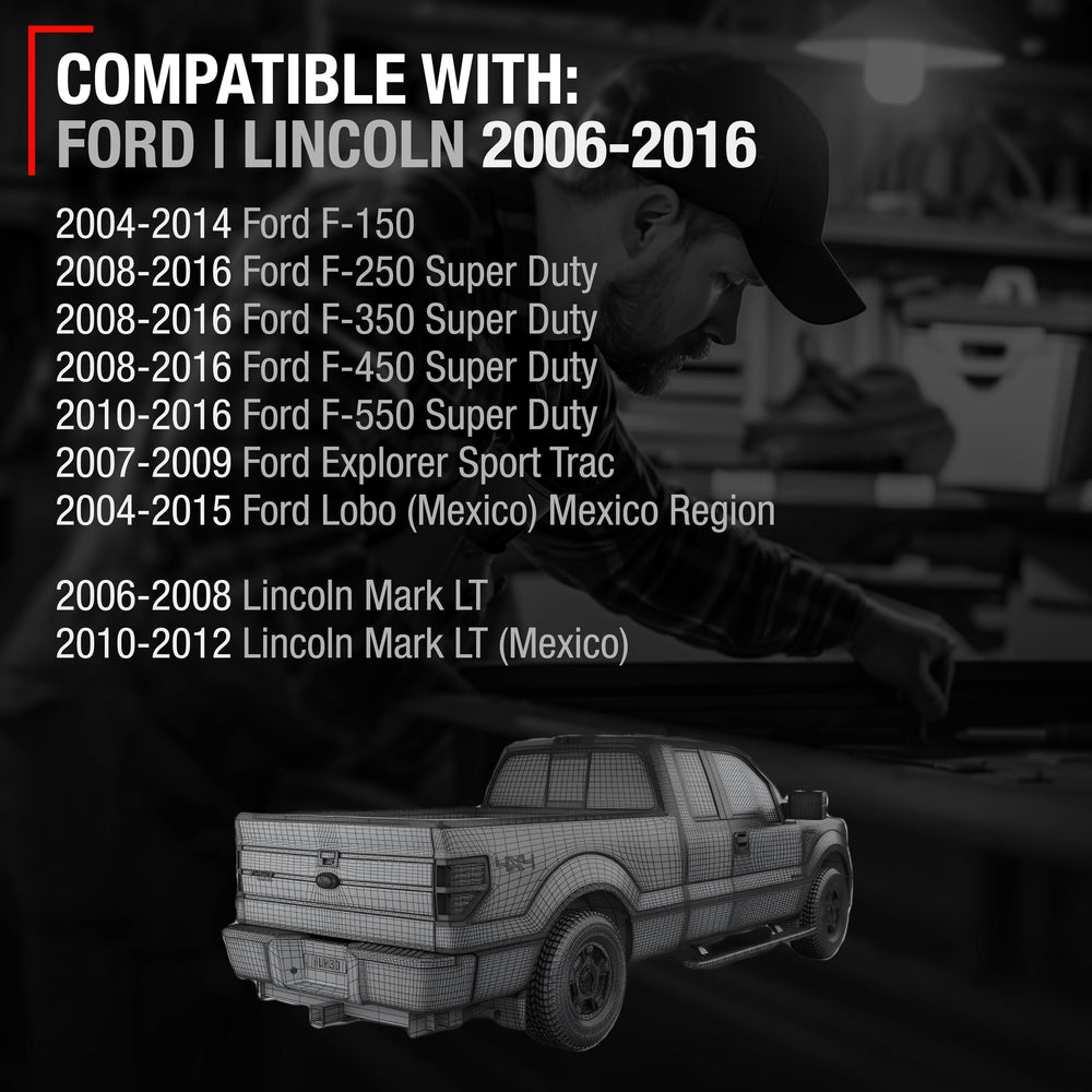 T1A tailgate handle installed on F-150, demonstrating seamless compatibility
