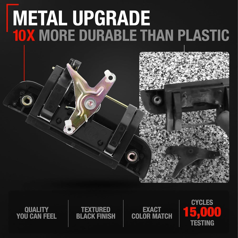T1A Textured Black Finish Handle resists wear and keeps your truck looking sharp.