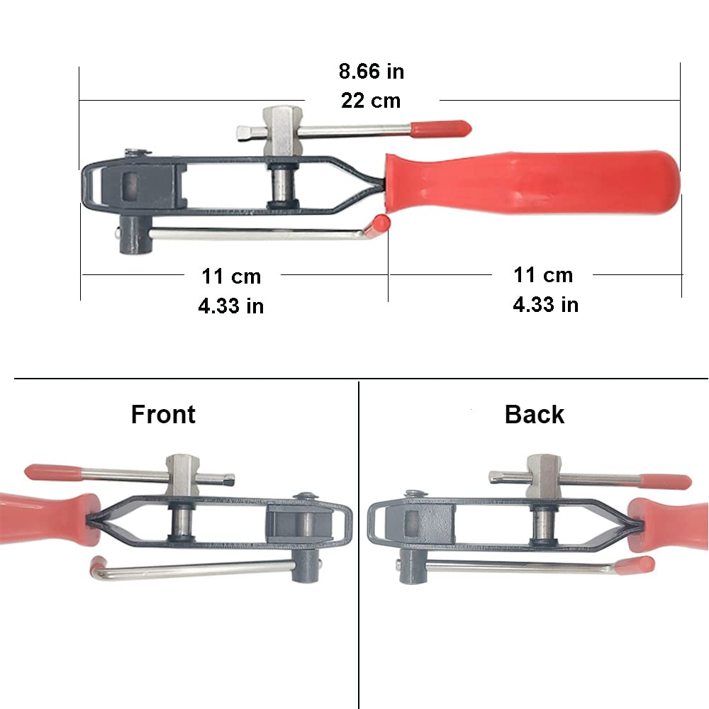 Tabazy adjustable-diameter clamps adapt 45-170 mm range.