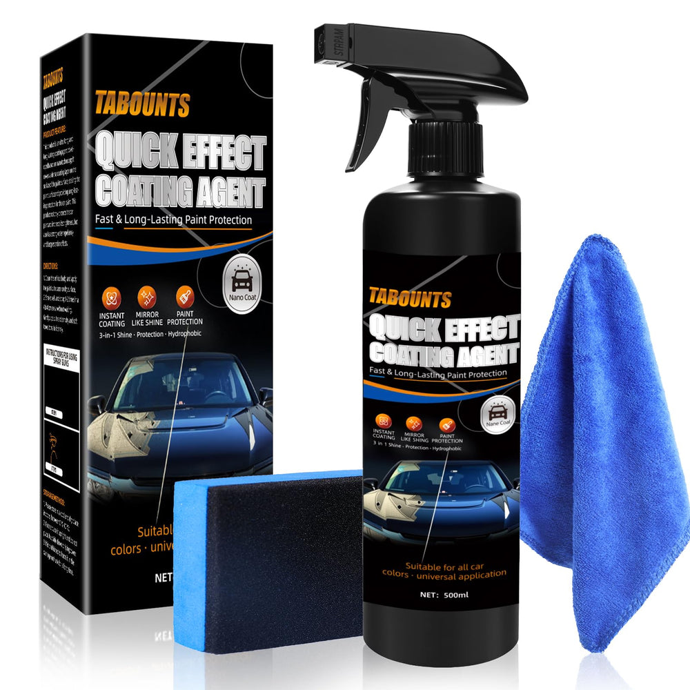 TABOUNTS 500ML car coating spray bottle ready for fast, even exterior application.