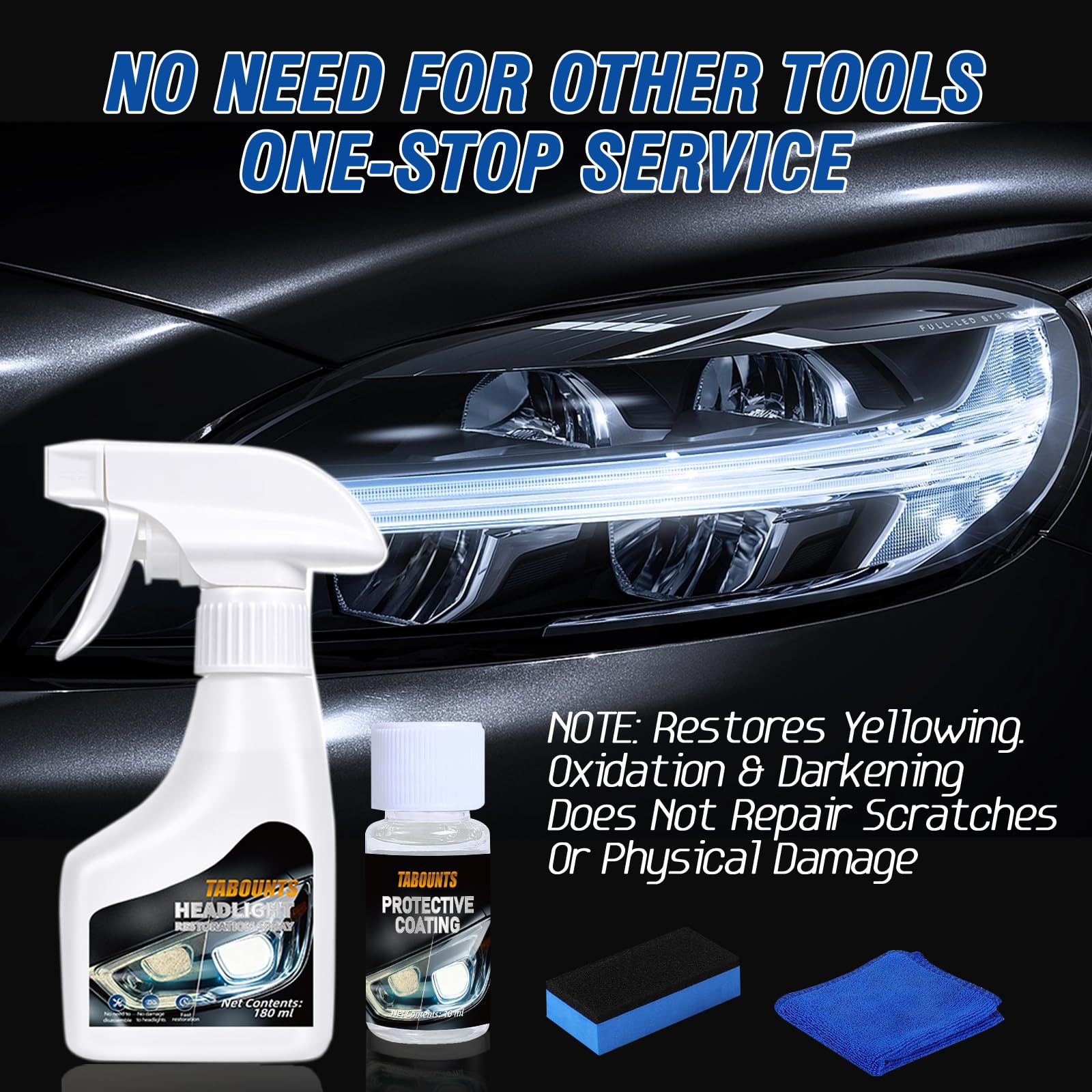 TABOUNTS coating liquid ceramic provides durable shine and protection.