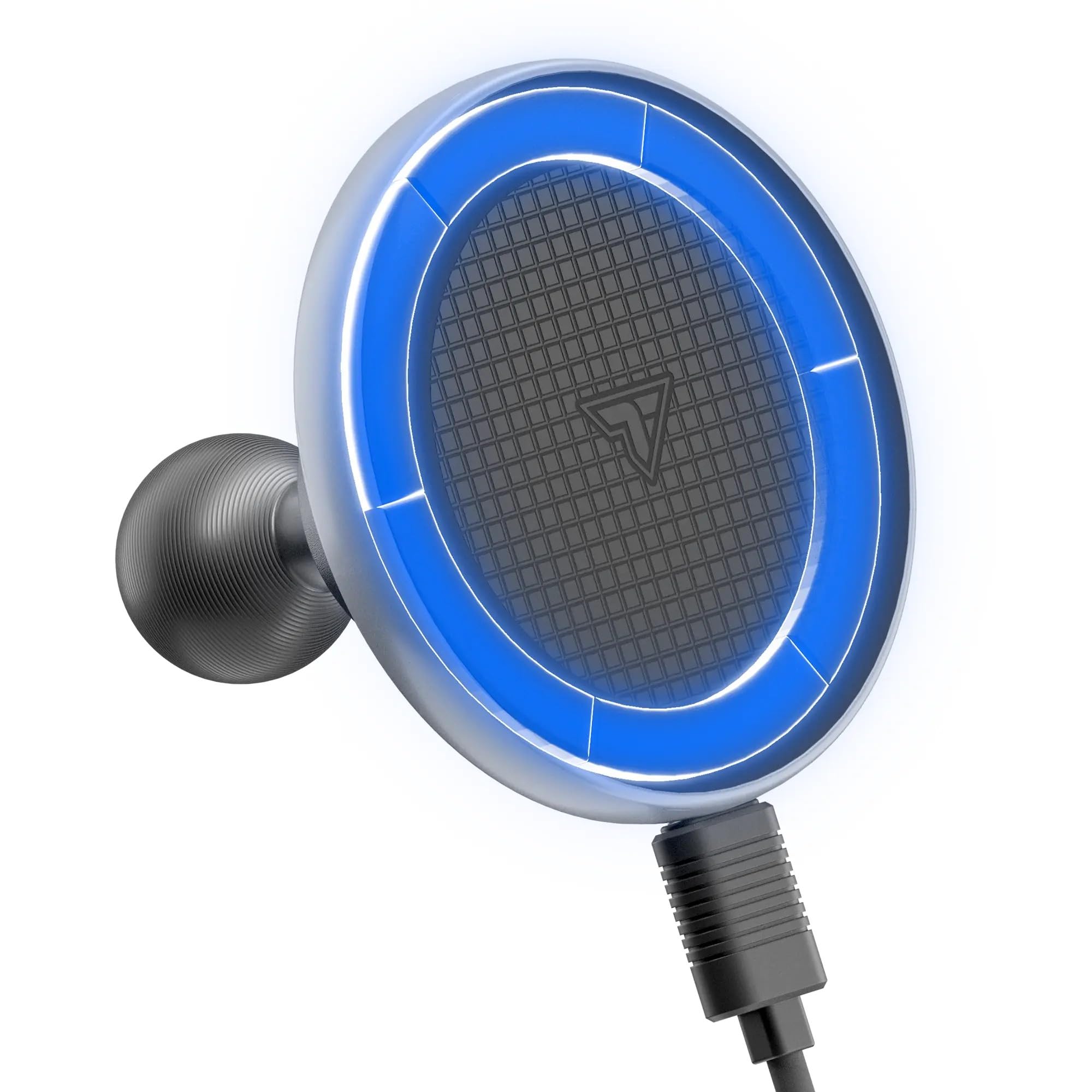 Tackform 20 Series magnetic wireless mount on car dashboard demonstrating hands free charging