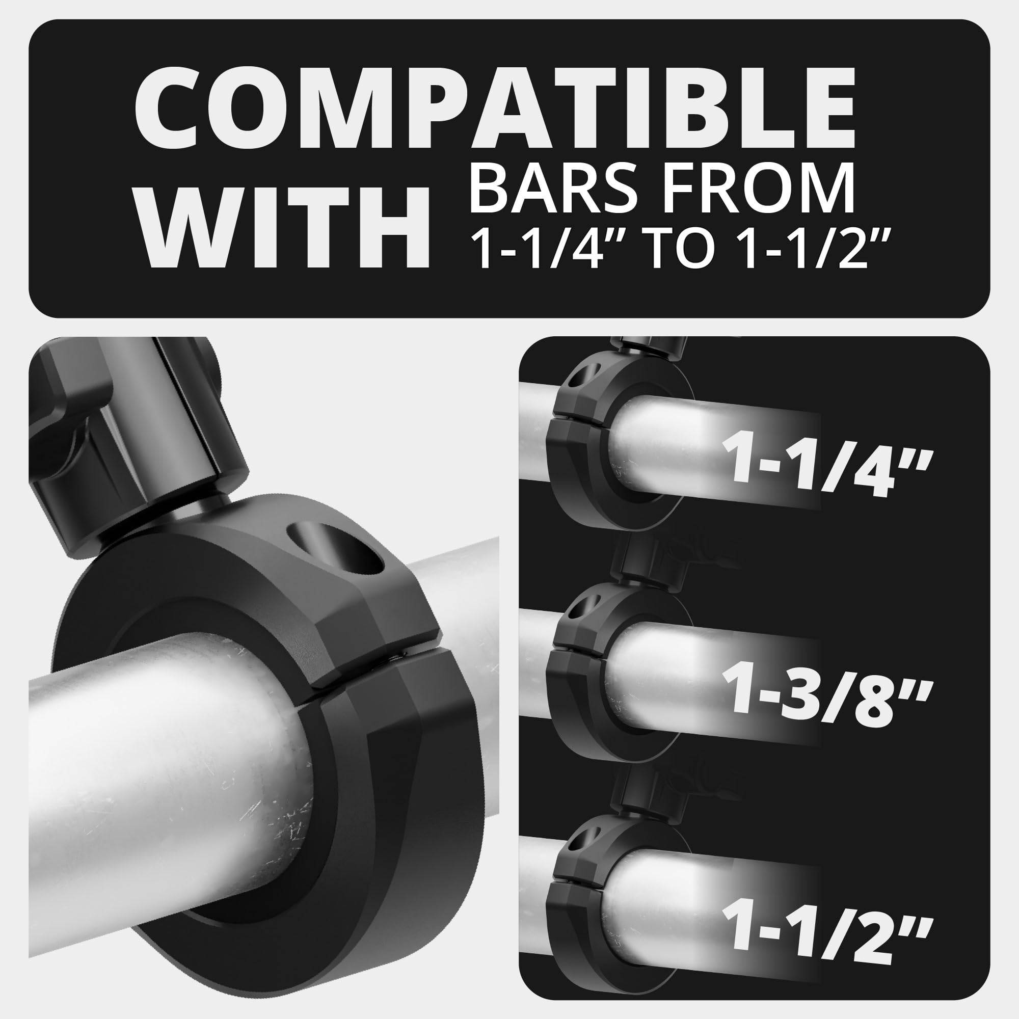 Tackform 20MAXX cradle close-up highlights secure grip and heat awareness