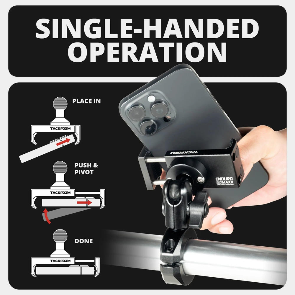 Cradle with sleeved pins for quieter operation