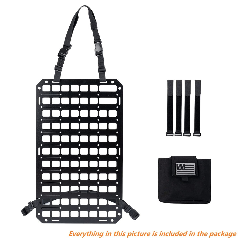 TACNEX MOLLE panel kit with adjustable straps secures tools