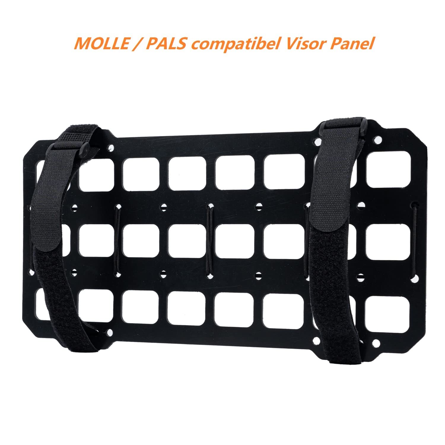 TACNEX MOLLE plate fits most visors for versatile storage