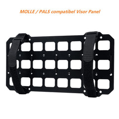 TACNEX MOLLE plate fits most visors for versatile storage