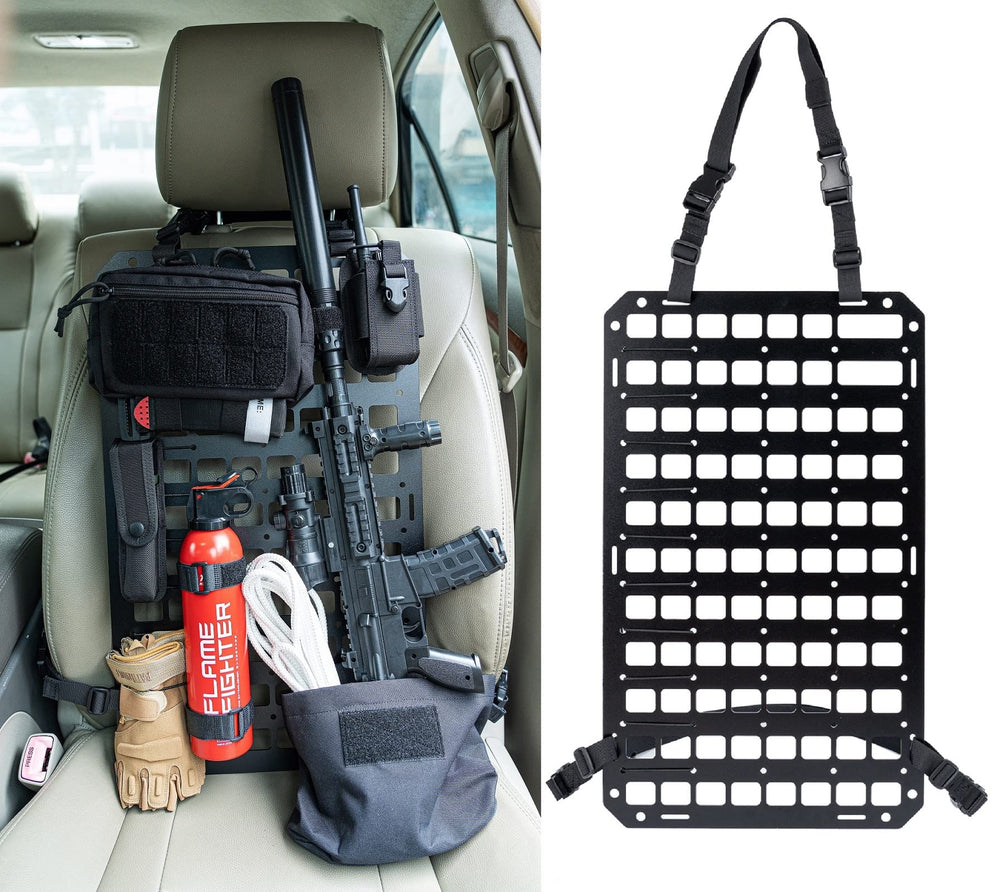 TACNEX MOLLE panel with dump pouch organizes gear