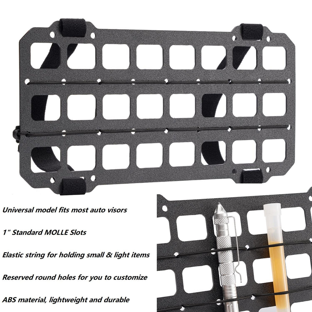 TACNEX vehicle MOLLE panel stores gear with modular pouches