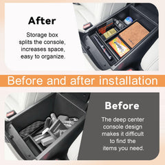 TACOBRO ABS center console tray emphasizes durability and long-term use.