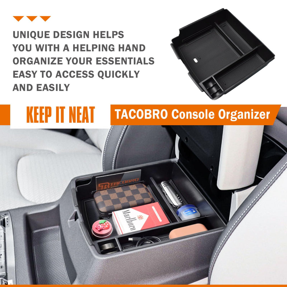 TACOBRO compact organizer keeps keys and phone within reach.