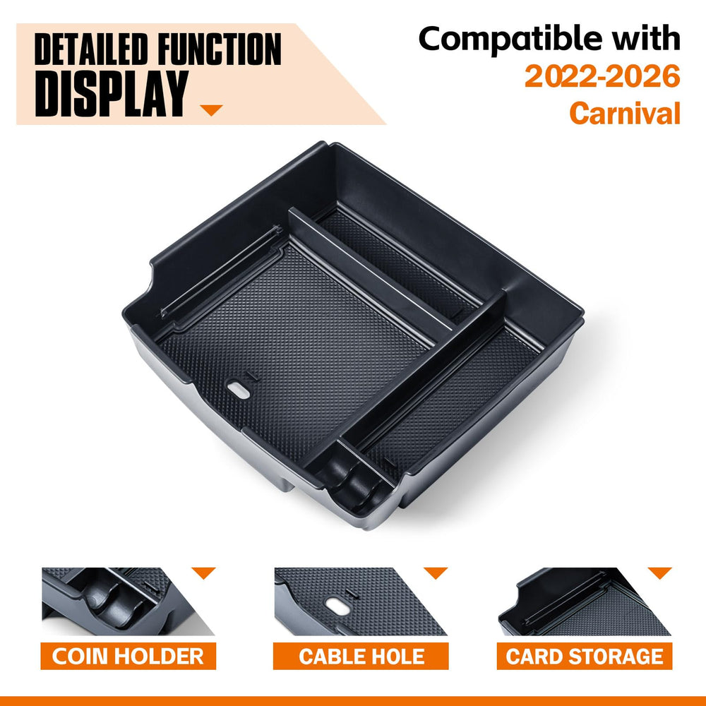 TACOBRO tray side angle shows snug fit under the armrest.