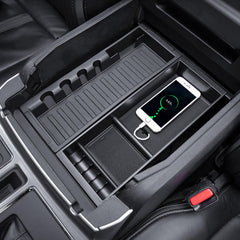 TACOBRO center console organizer top view for F-150 full-console